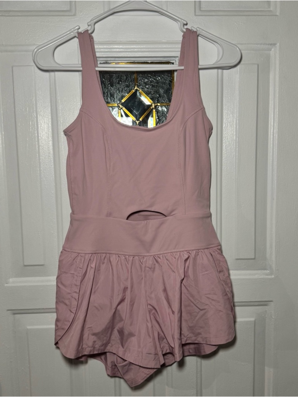 Aeropostale Pink Skirted Bodysuit Romper